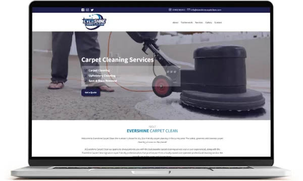 Website Design for Carpet Cleaning Services