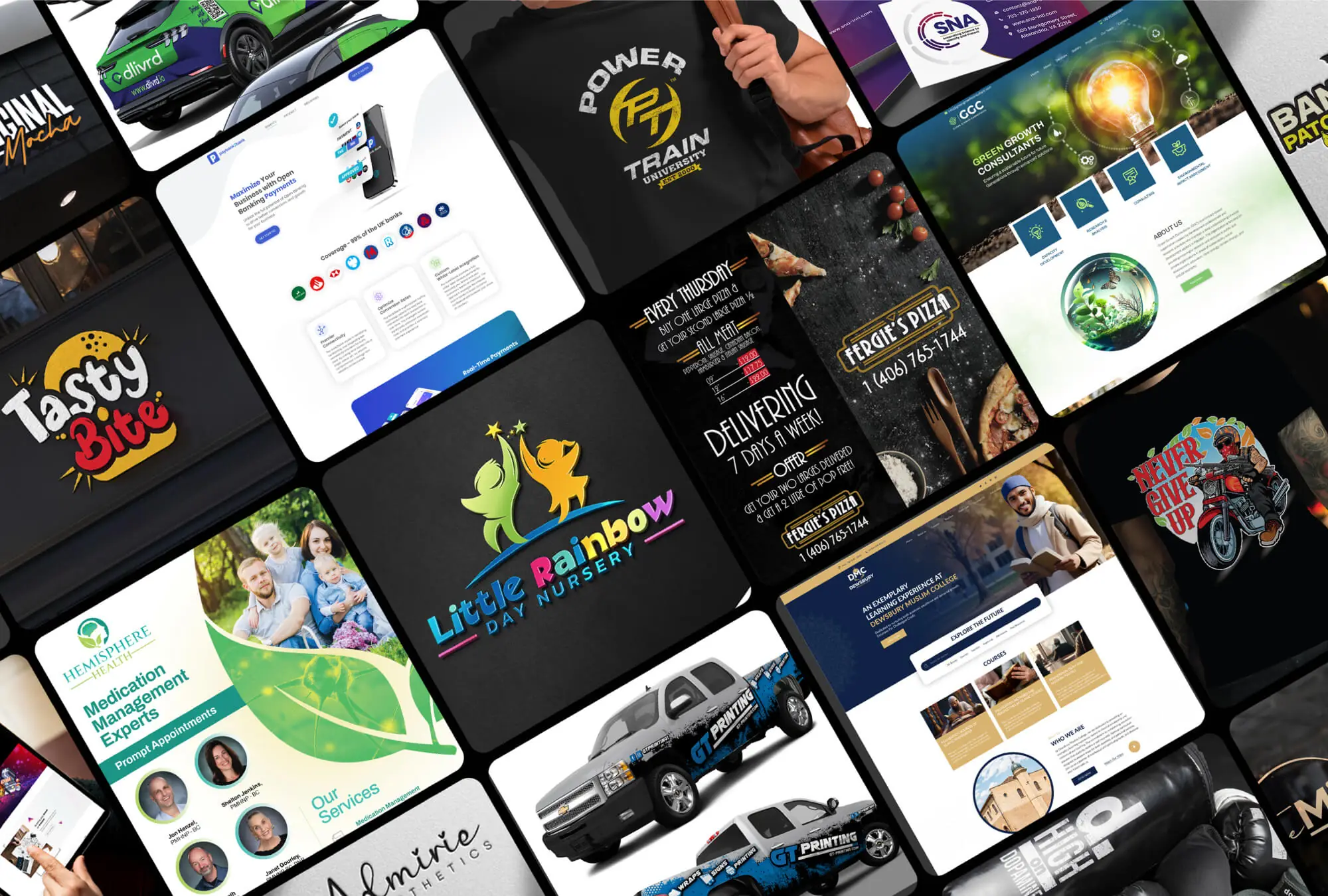 Professional Graphic Design Portfolio Banner