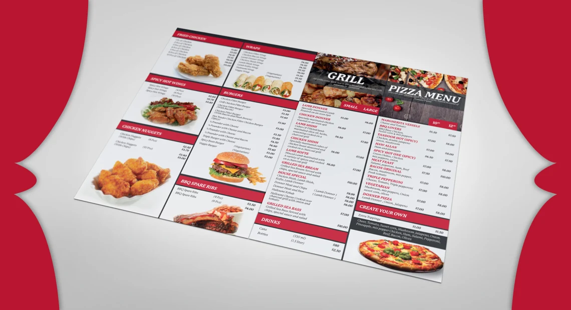 Crafting Captivating Menu Designs