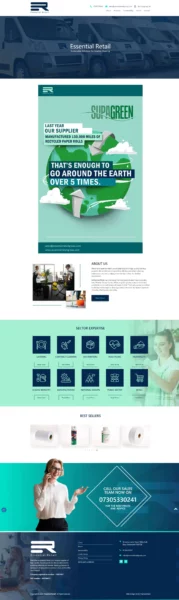 Essential Retail Web Design cleaning-products in Mildenhall, USA