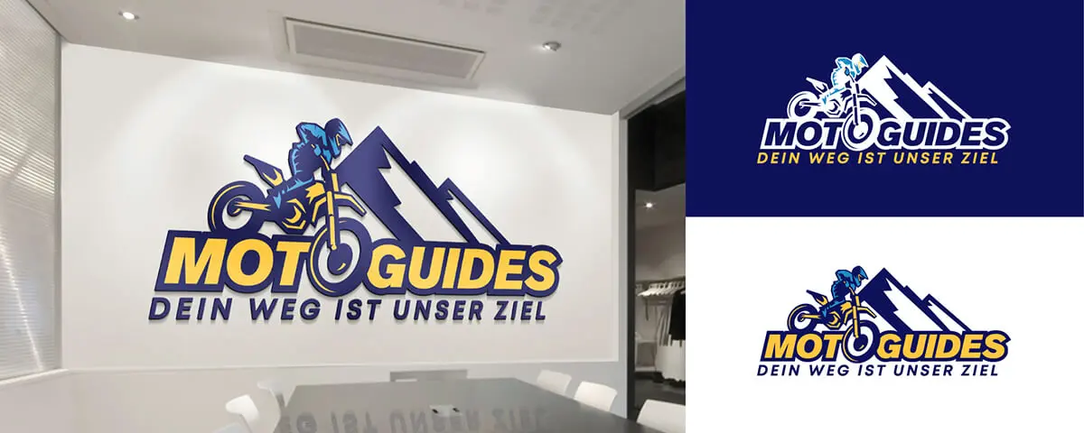 Moto Guides Logo design