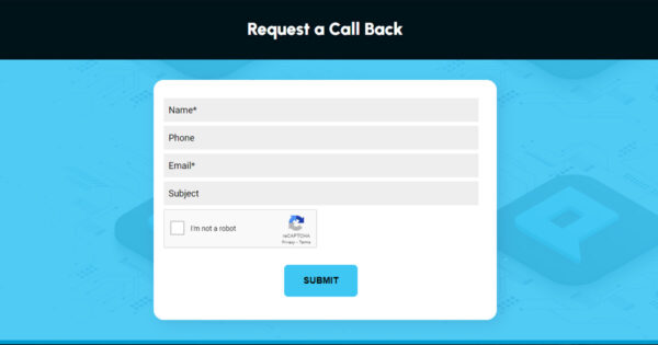 Please Fill this form out to request a call back.