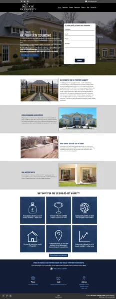UK Property Sourcing Web Design Architectural Services in Surrey, UK